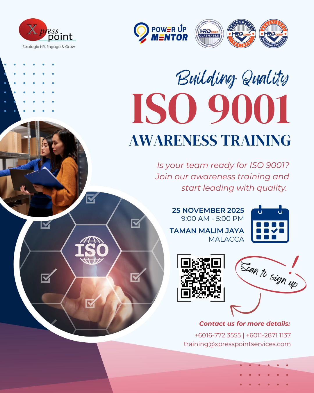 ✅ ISO 9001 Awareness Training Poster