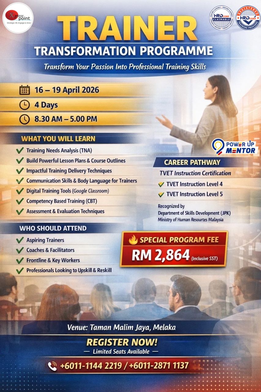 Trainer Transformation Program Poster