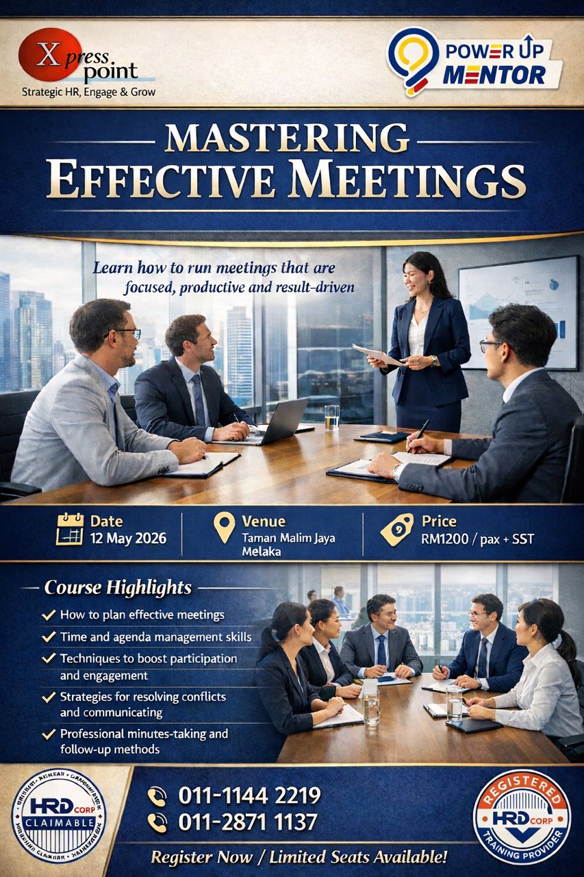 Mastering Effective Meetings Poster