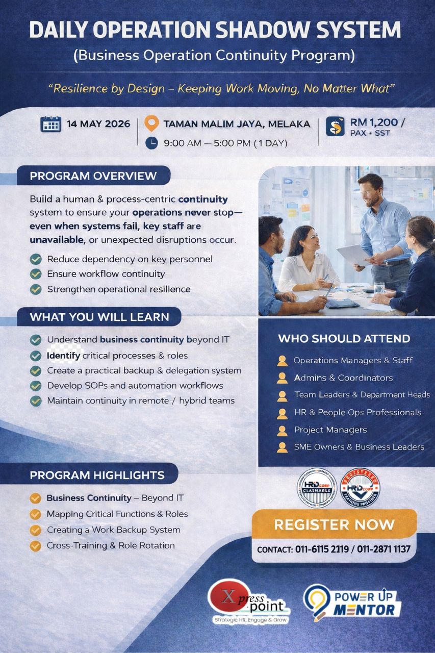 Daily Operation Shadow System Poster