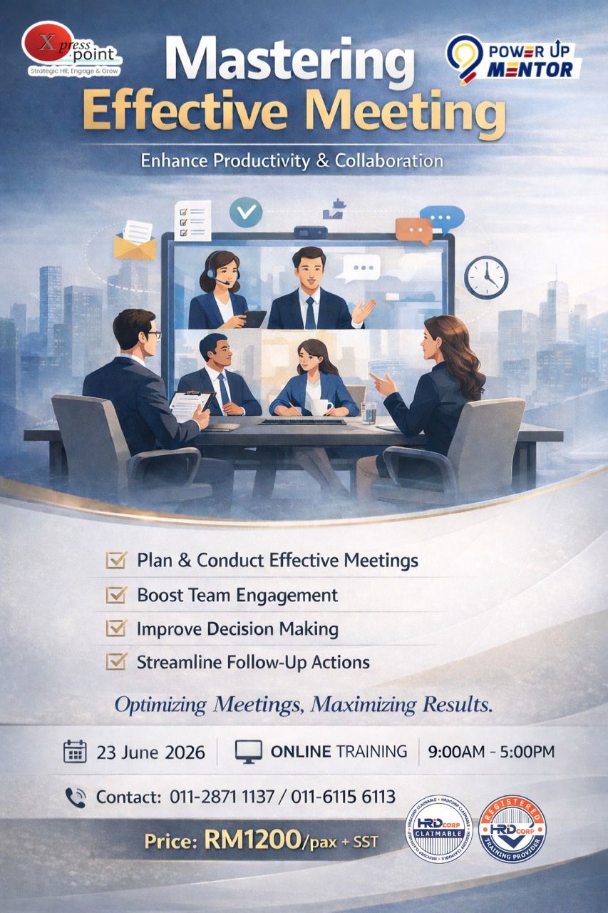 Mastering Effective Meetings Poster