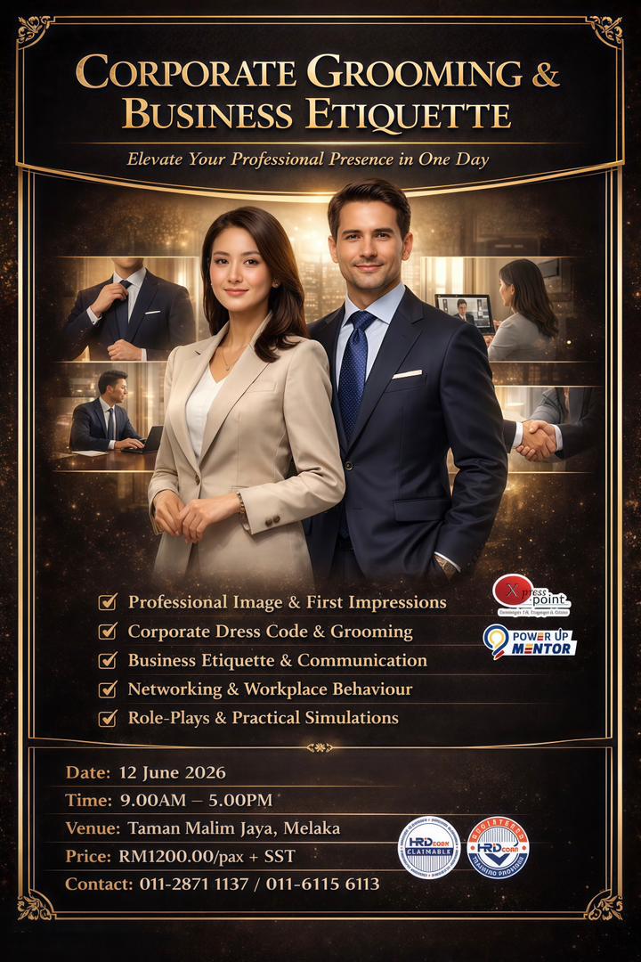 Corporate Grooming & Business Etiquette Poster