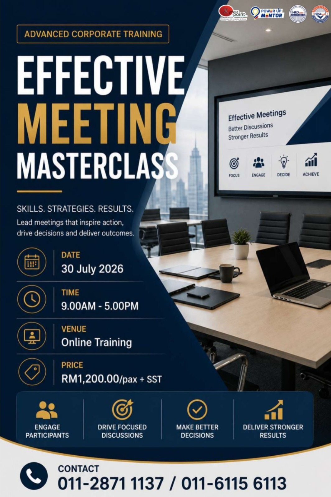 Effective Meeting Masterclass Poster