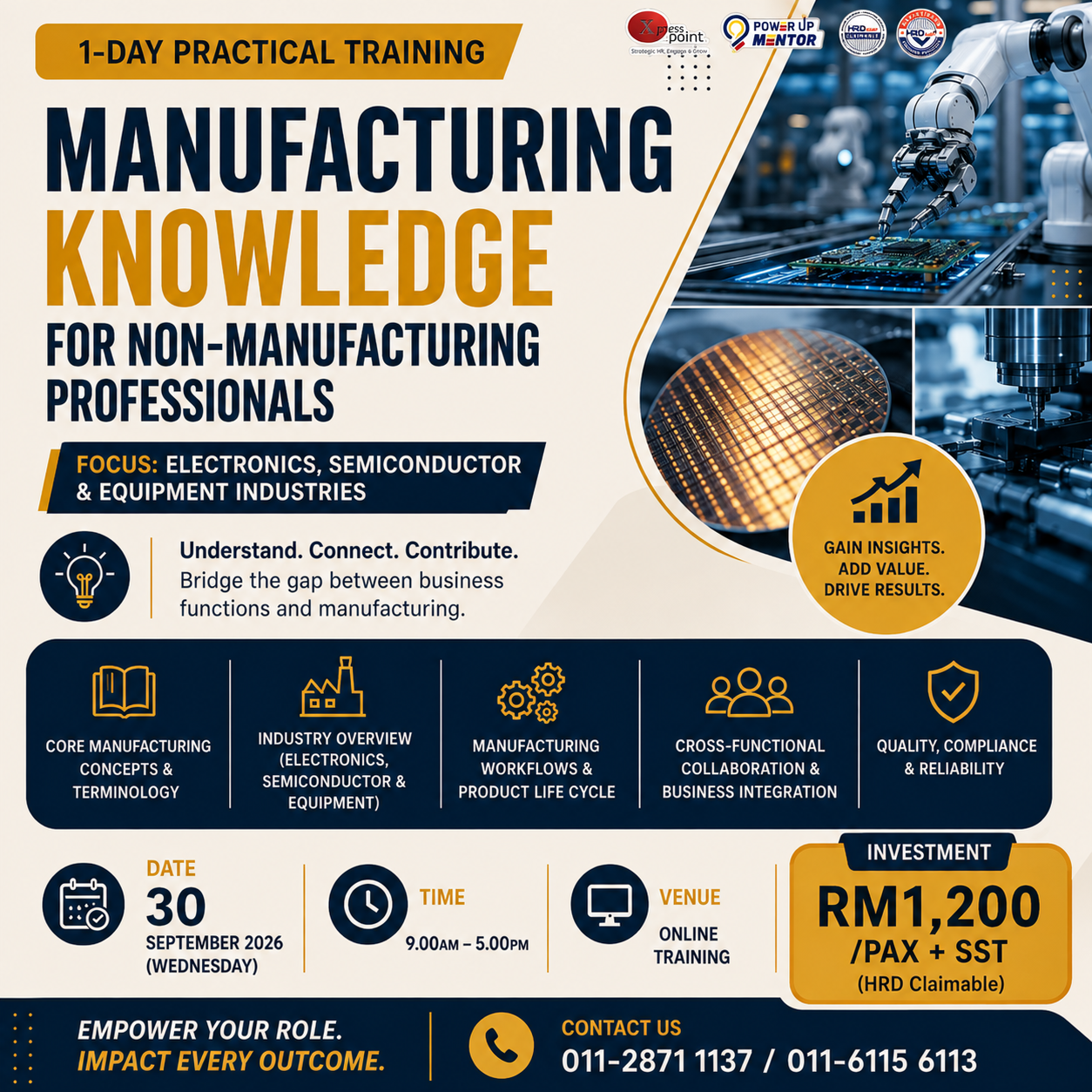 Manufacturing Knowledge for Non-Manufacturing Professionals Poster
