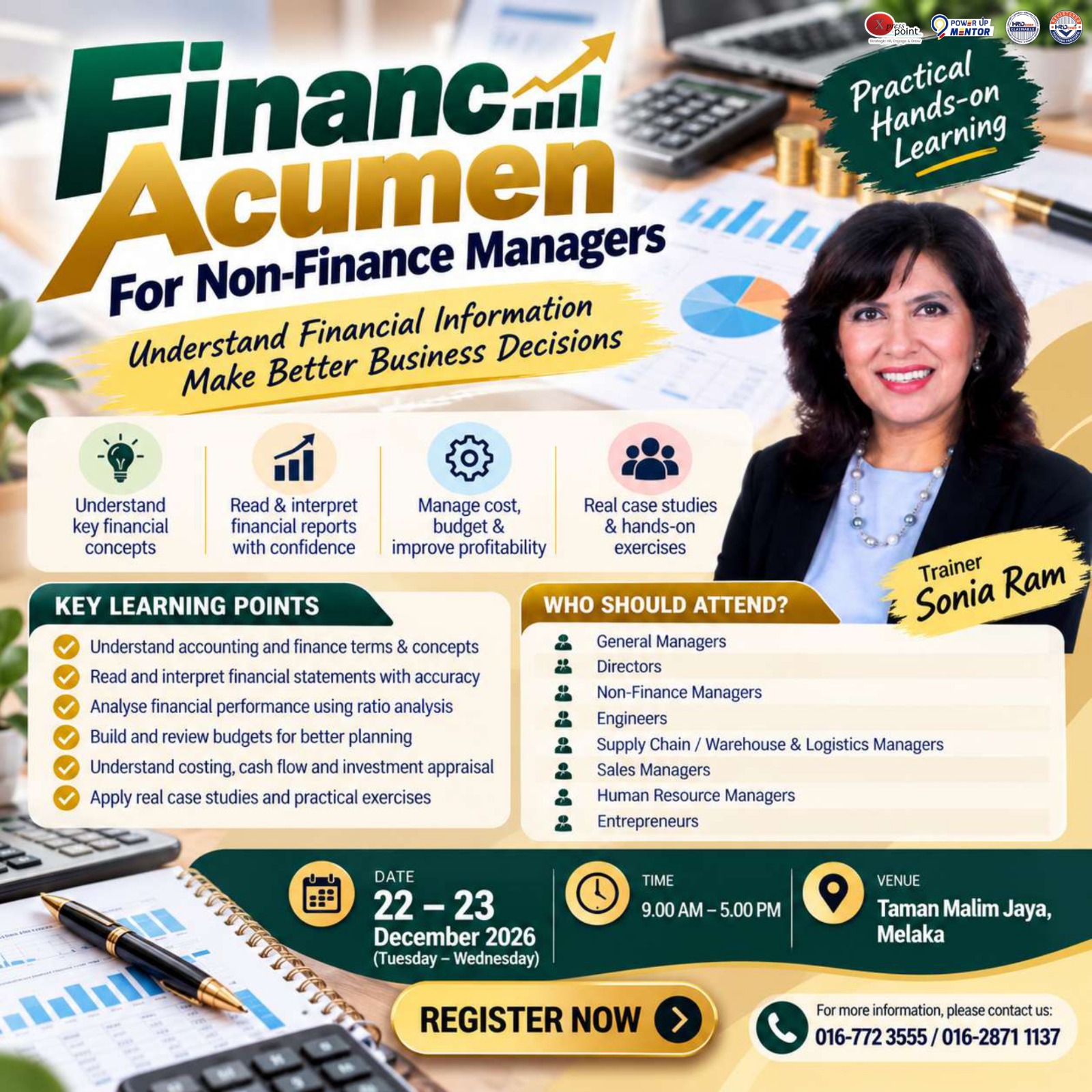 Finance Acumen For Non Finance Managers Poster
